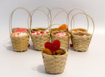 Load image into Gallery viewer, Miniature Natural Straw Baskets
