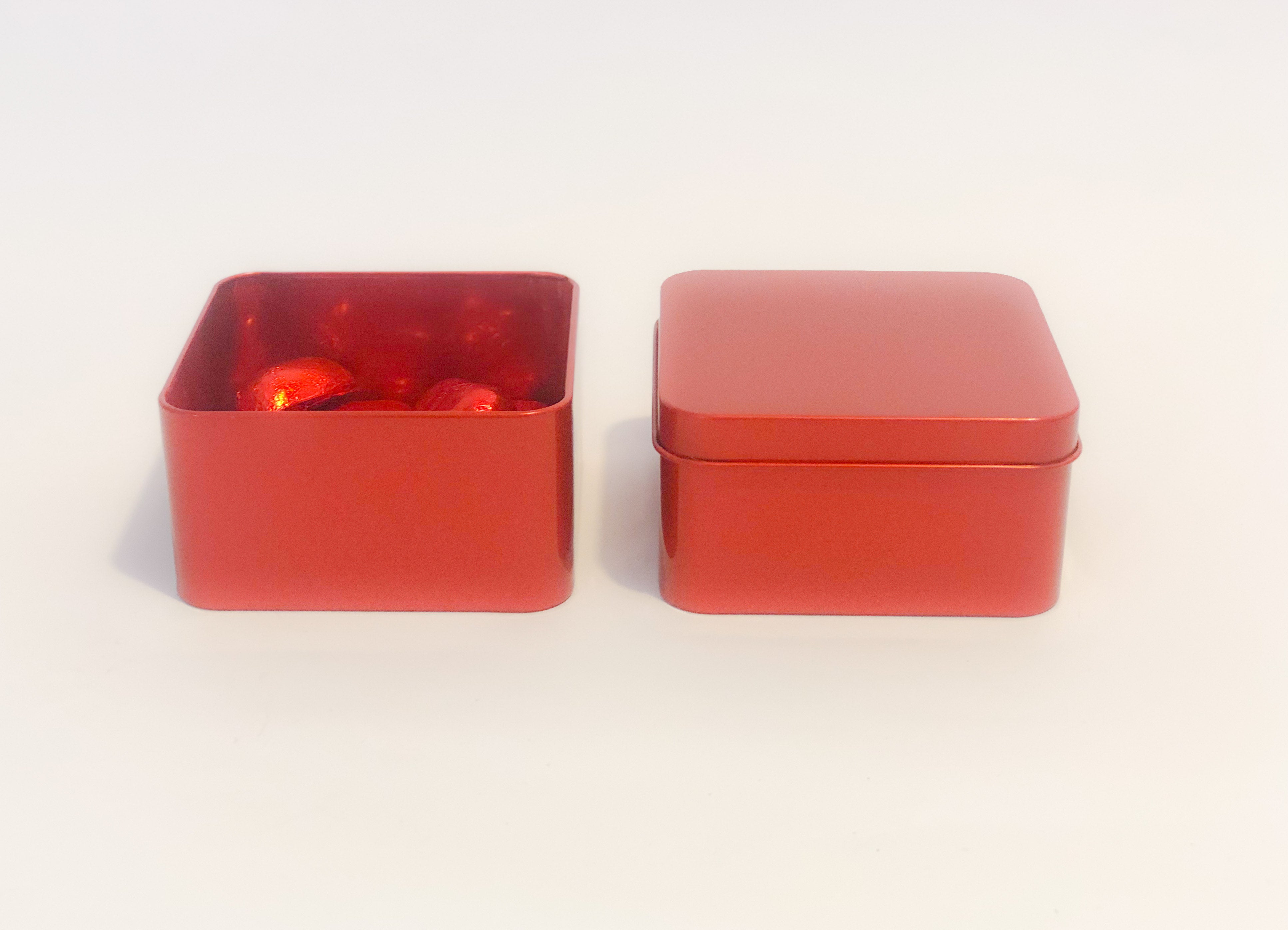 Tin Metal Boxes with Lid