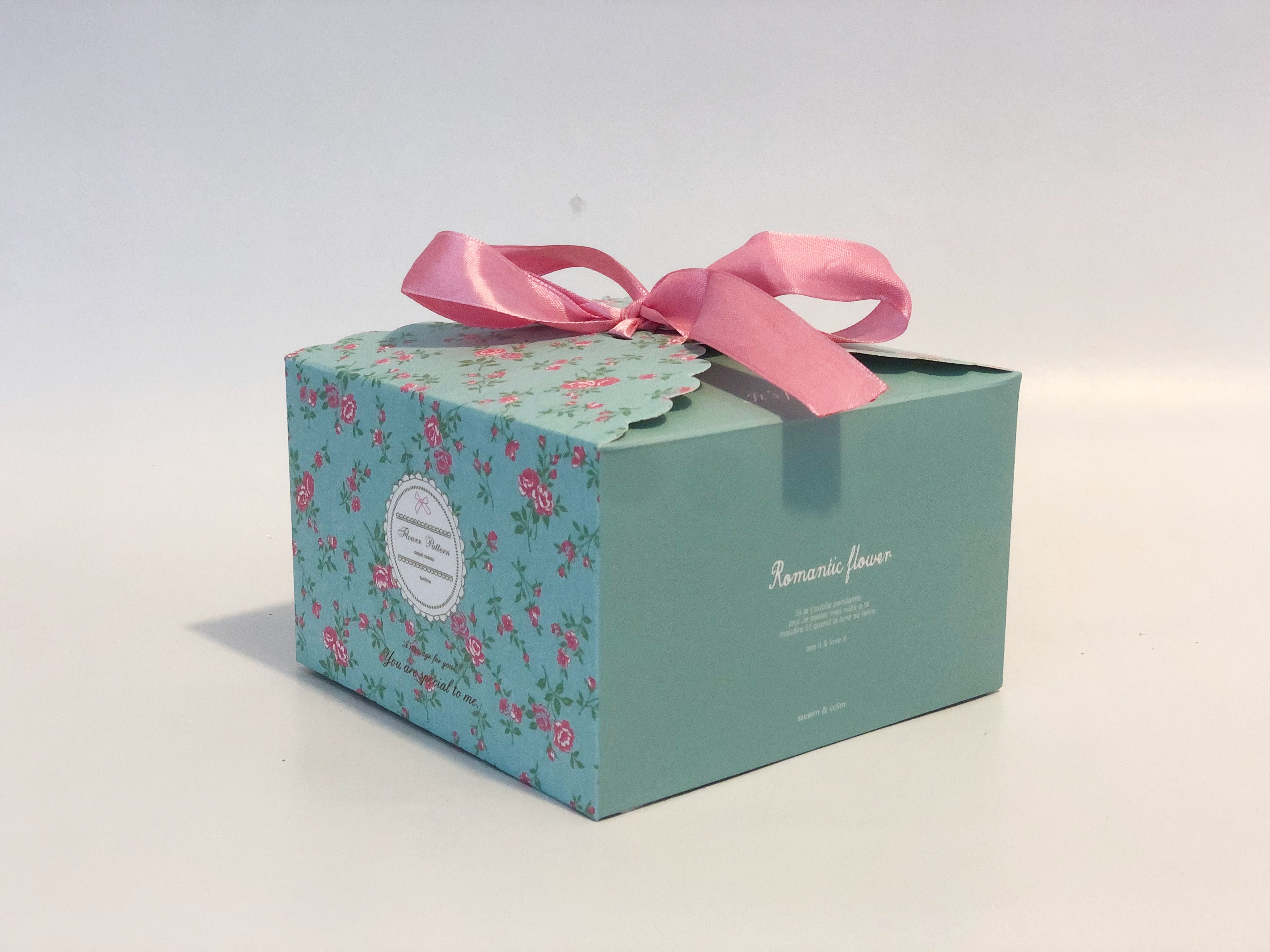 Decorated Box with Ribbon