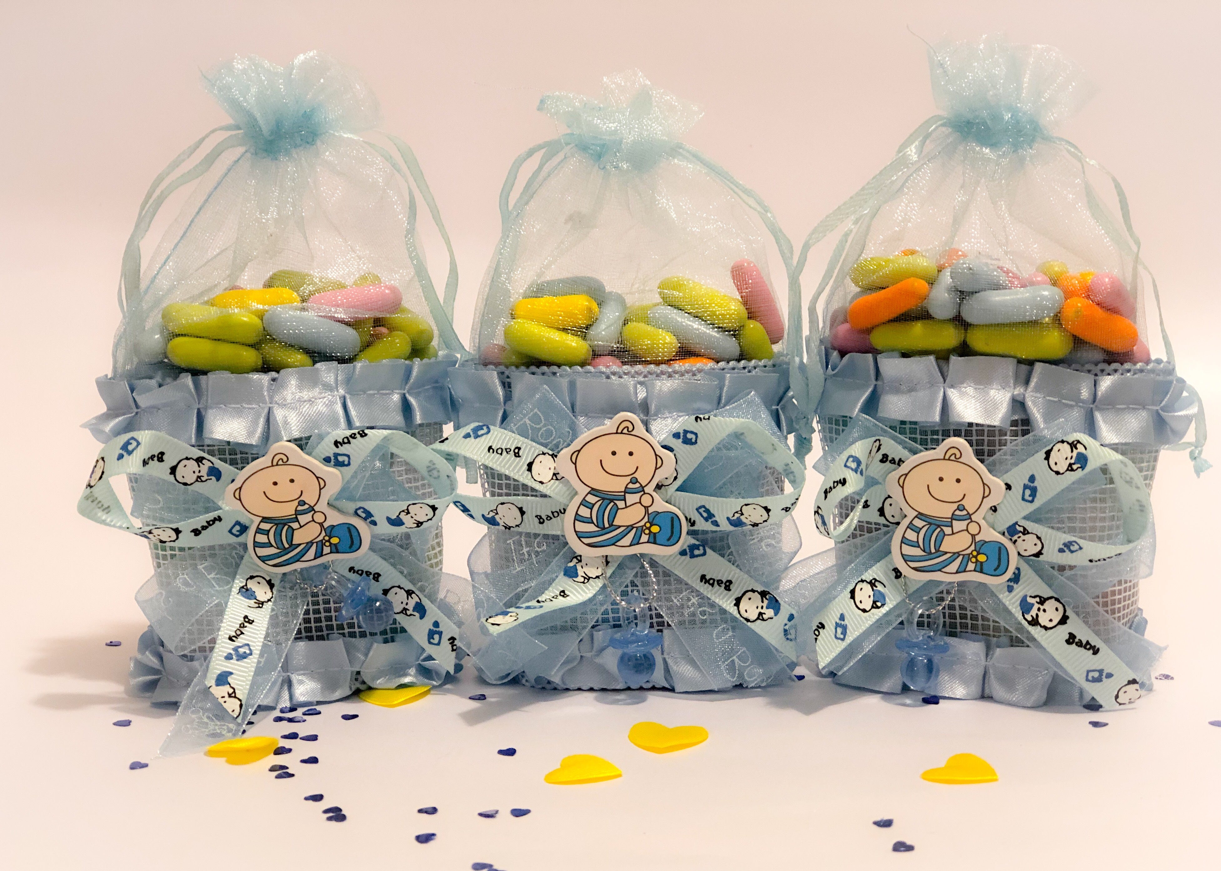 Blue Baby Baskets