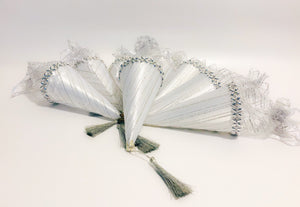 Silver Moroccan Favor Bags