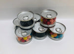 Load image into Gallery viewer, Unique Canning Look Alike Boxes, Transparent Round Plastic Tin Boxes
