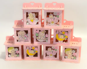 Pink Wooden Boxes