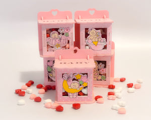 Pink Wooden Boxes