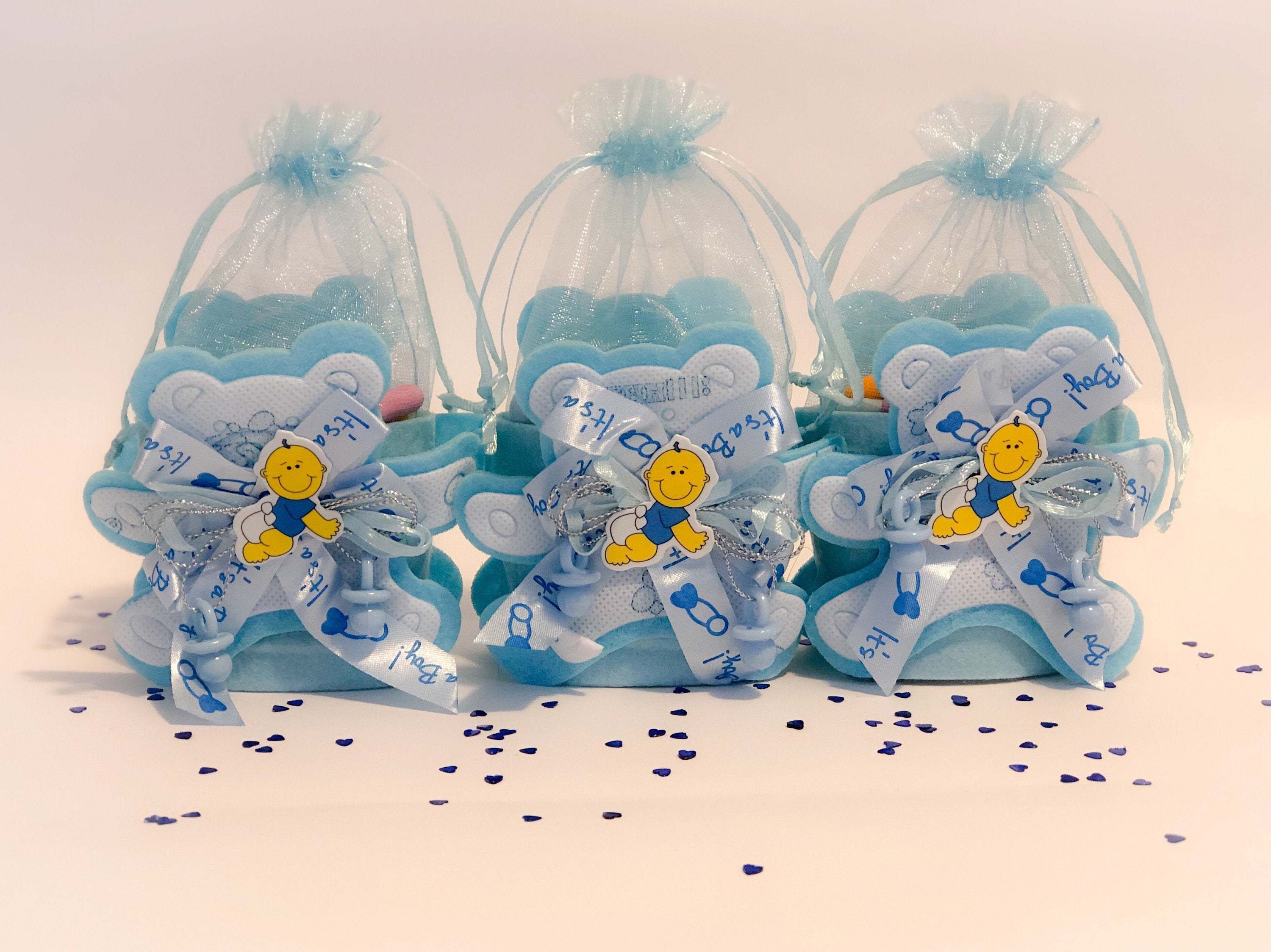 Blue Teddy Bear Baskets