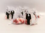 Load image into Gallery viewer, Small Bride and Groom White Organza Bags
