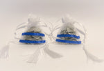 Load image into Gallery viewer, Set of White Tallit Organza Bags for Bar Mitzvah
