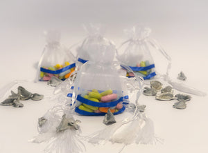 Set of White Tallit Organza Bags for Bar Mitzvah