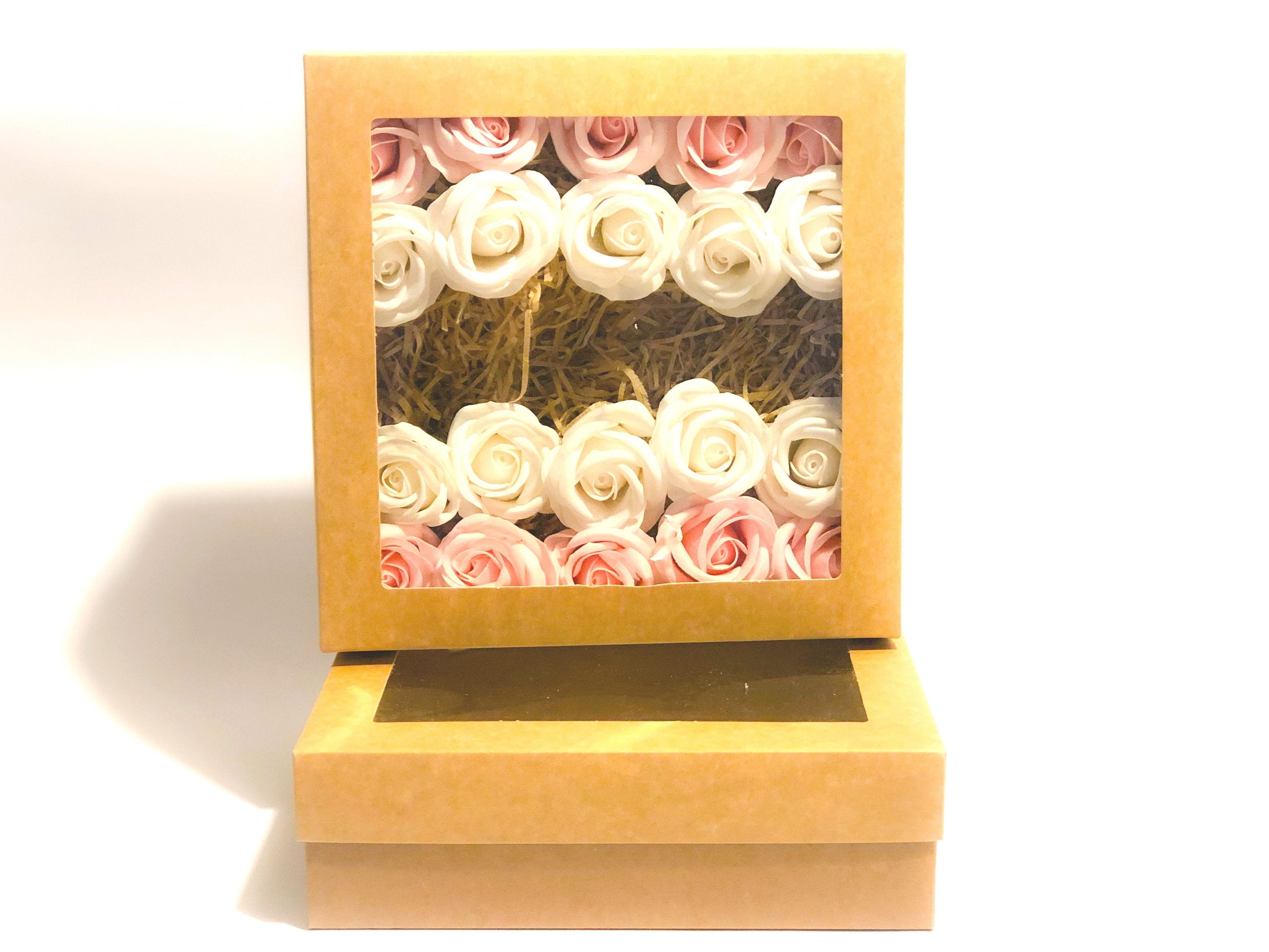 Natural Brown Kraft Box with a Transparent Window